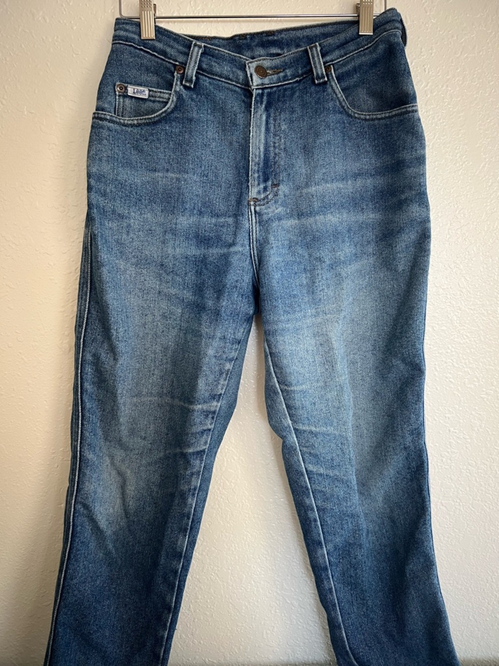 Genuine Vintage Classic Straight Fit Lee Women’s Blue Jeans 28 - Picture 4 of 6